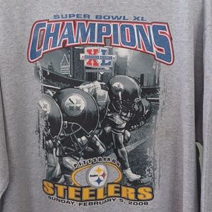Pittsburgh Steelers super bowl championship XL 2006 tee shirt size men's…